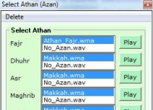Selecting an Azan