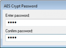 Choosing the Encryption Password
