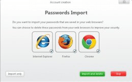 Import Password Window