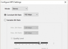 Output MP3 Settings