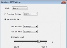 MP3 Detailed Settings Configuration