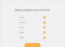 Select Projects out of the List