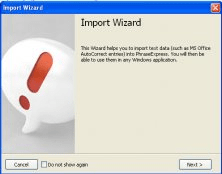 Import Wizard