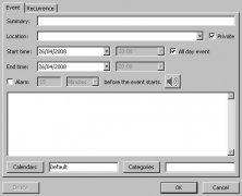 Event input window