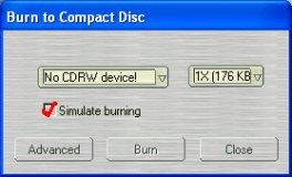 Built-in CD Burner