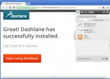 The Dashlane Google Chrome Extension