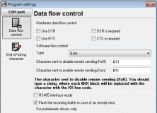 Data Flow Control Settings