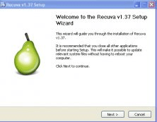 Setup wizard
