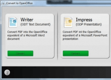Convert To OpenOffice Options