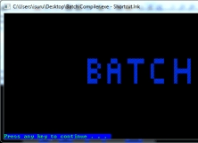 Graphics in batch files
