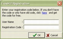 FreshUI Registration