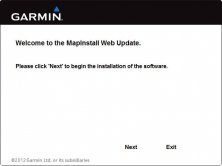 Garmin Mapinstall V4 Main Window Screenshot 