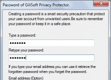 Creating a Password window