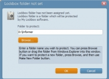 Setting folder to protect