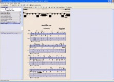Showing Scanned Music Score