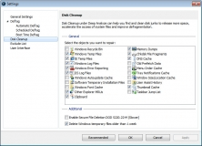 Disk Cleanup Settings