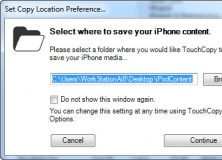 Copying iPhone Content