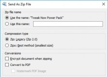 Send as Zip file