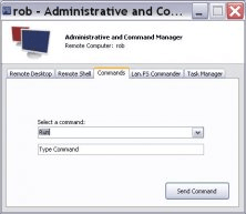 Administrative/Command - Commands tab