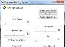 Setting Parameters For Ring Ripples
