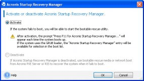 Startup recovery manager 