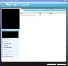 Registry cleaner