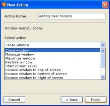 More actions in sub categories 