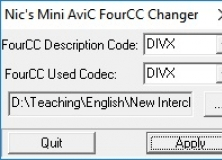 Mini Avic FourCC Changer
