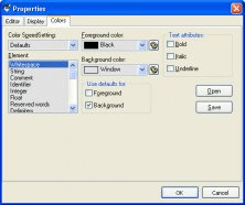 Properties Window