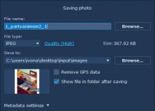 Exporting Resulting Image