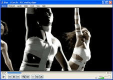 A video file played in VLC media player