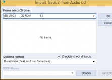 Audio CD Tracks Importer