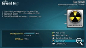 Burn DVD screenshot