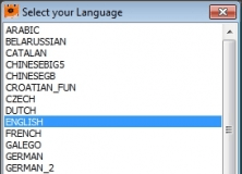 Interface Language Selection