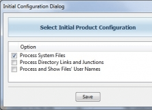 Initial Configuration Dialog