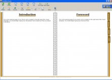 Viewer Showing E-Book Using Templates