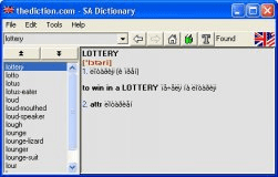 Main window with big dictionary