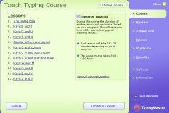 Touch typing course.