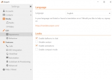 Appearance window