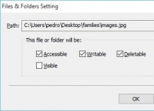 Files and folders settings
