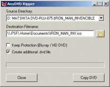 Copy DVD to image.