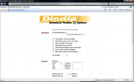 Toolbar options
