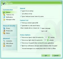 ICQ Options