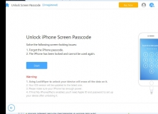 Unlock screen passcode