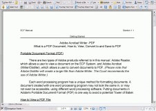Initial window with sample pdf file