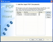 Add PDF files