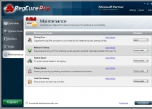 Maintenance Tab