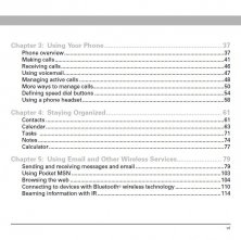 Table of contents page 2