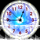 7art Freezelight Clock © 7art-screensavers.com