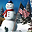 Free American Snowman ScreenSaver